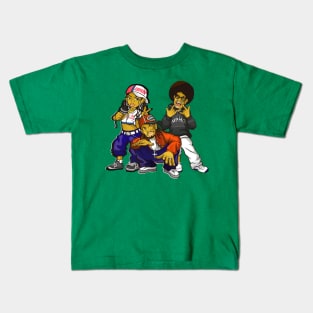 hip hop png amazing trio icon Kids T-Shirt